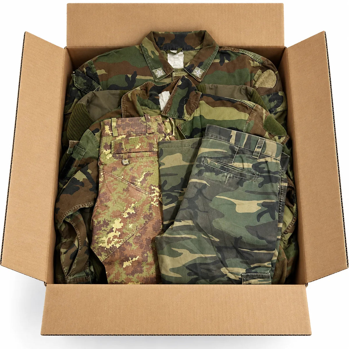 Box military vintage